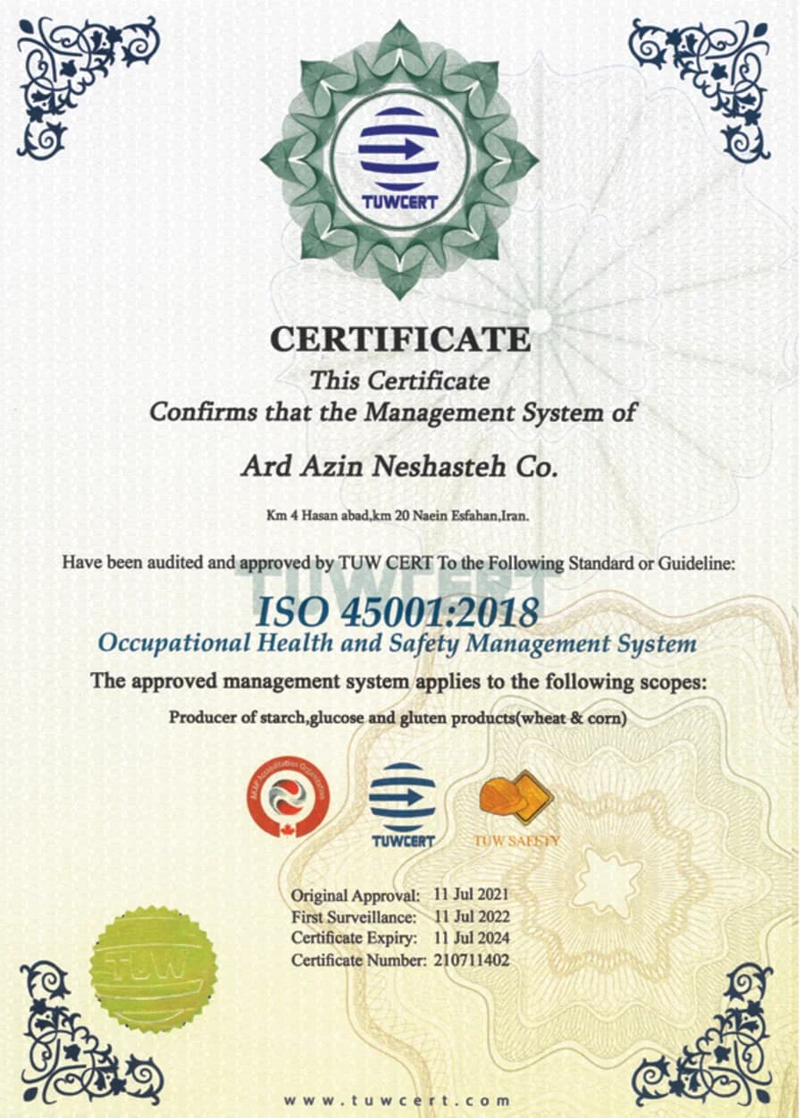 ISO 45001:2018, Occupational health & safety management system